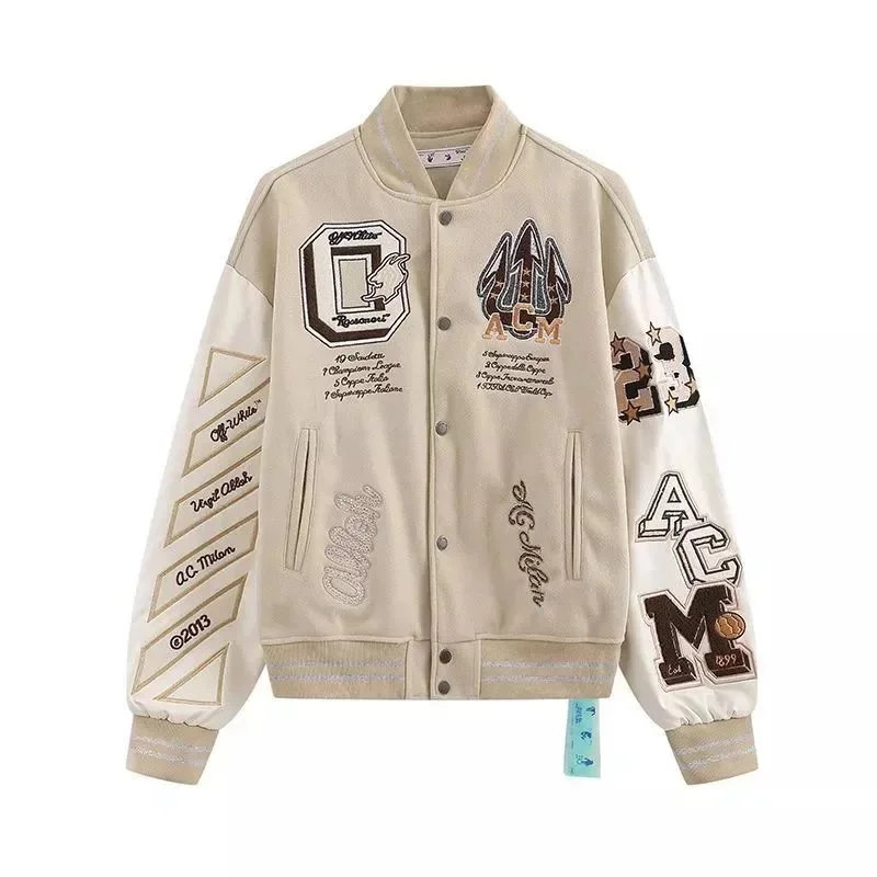 A-COLD-WALL* A-COLD-WALL* S009 Apricot Baseball Jacket Beige - 1