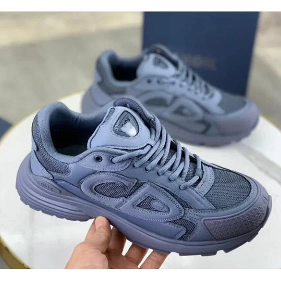 Prada Prada Runners Blue Grey P Logo Sneakers Grey