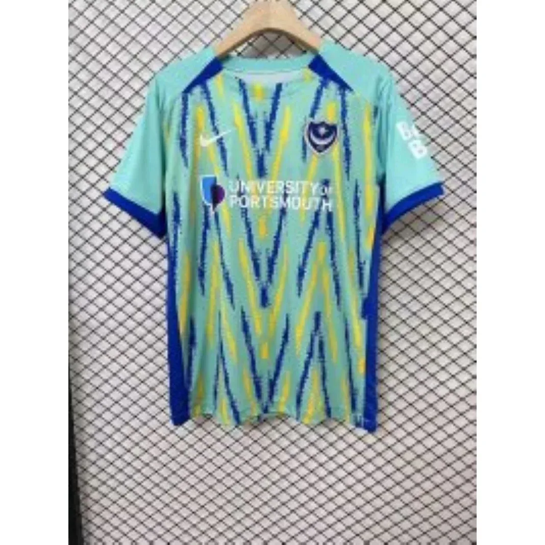Nike Nike Premier League University of Portsmouth Mint/Blue/Yellow Soccer Jersey Blue