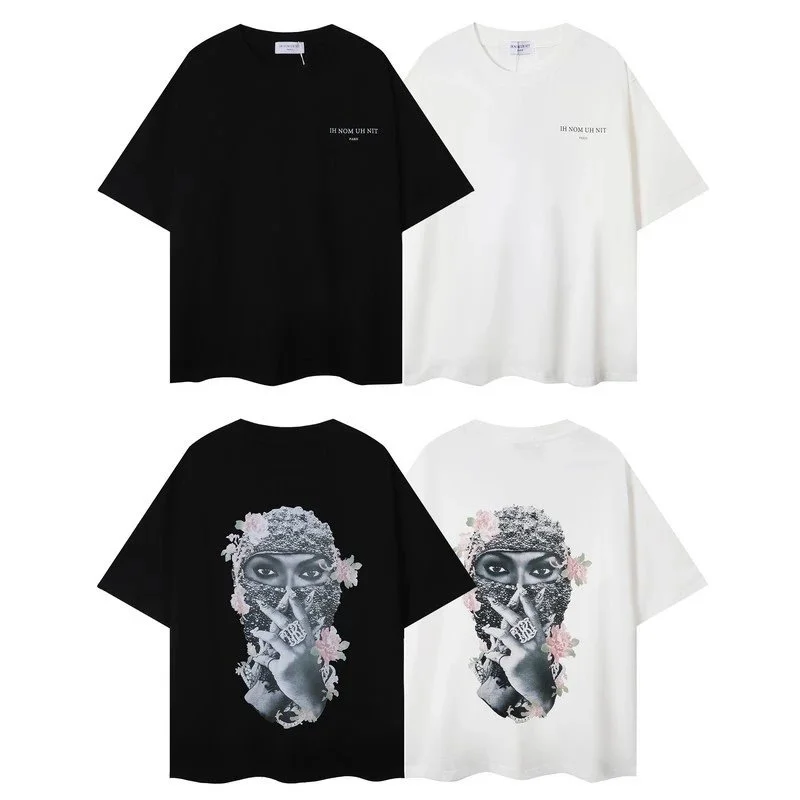 Other Unisex IH NOM UH NIT Graphic T-Shirt Black/White Black - 1