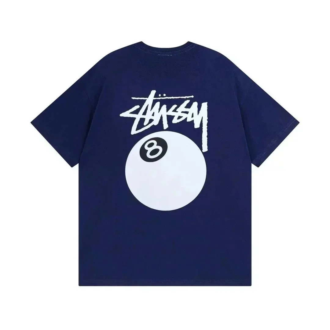 Stussy Stussy Stüssy 8-Ball Navy T-Shirt Navy - 1