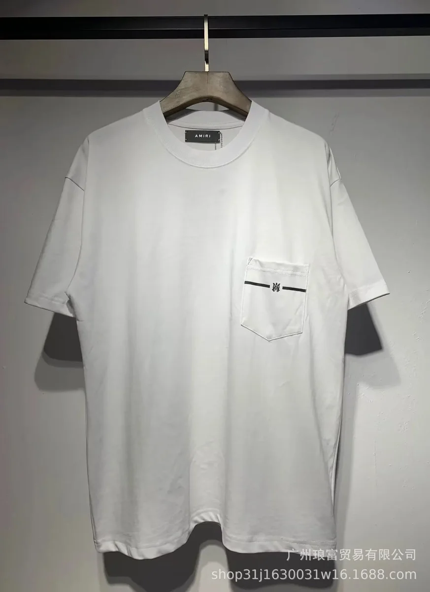 Amiri Amiri White Oversized T-Shirt with Pocket White - 1