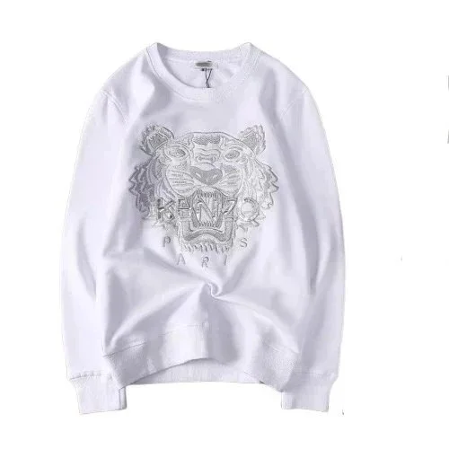 Kenzo Kenzo Tiger Embroidery White Sweatshirt White - 1