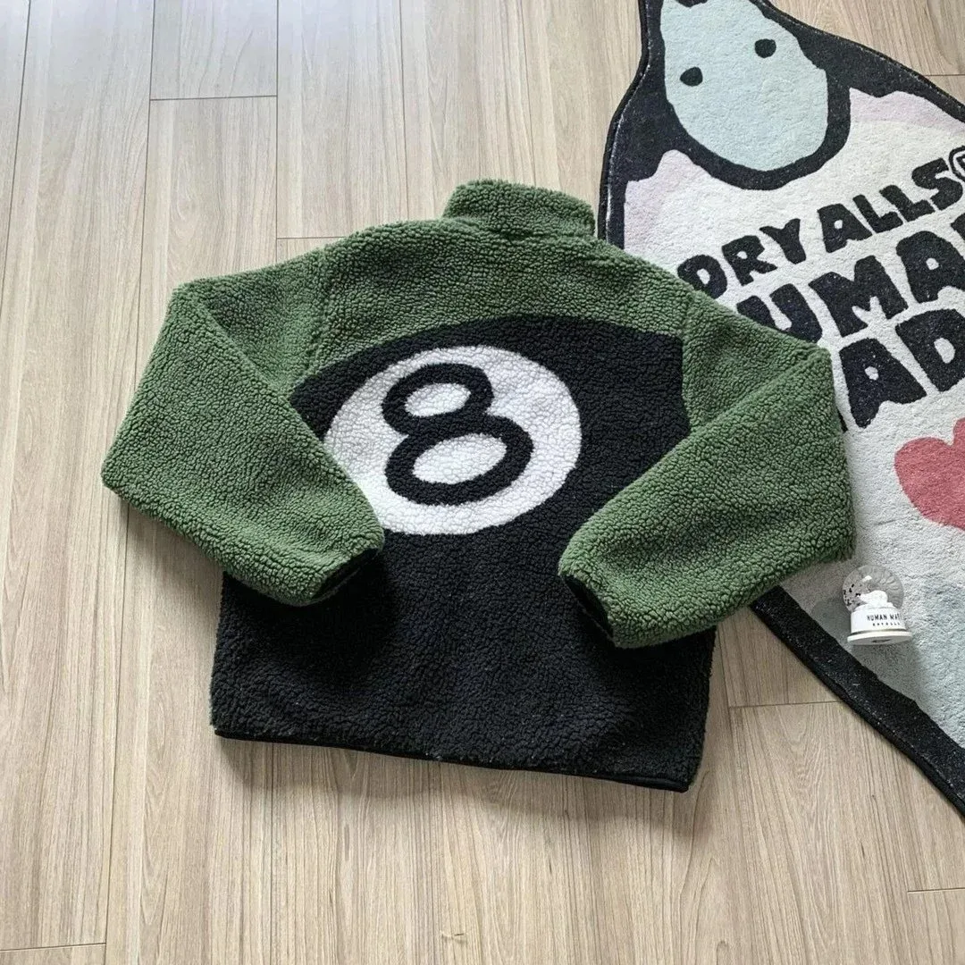 Stussy Stussy 8 Ball Sherpa Jacket Green Green