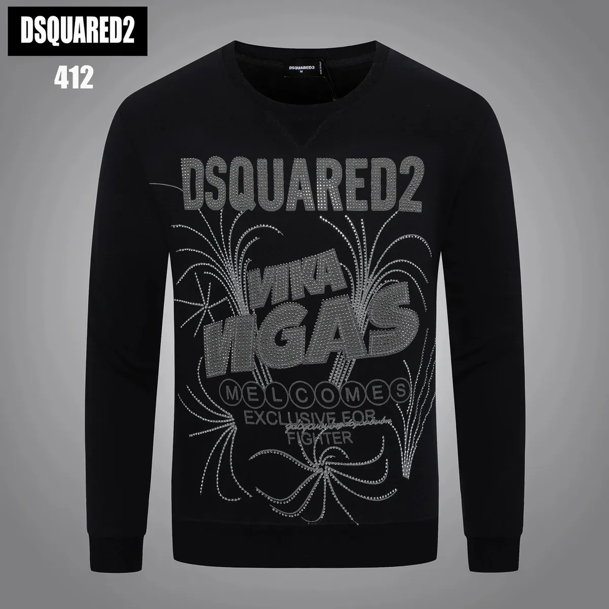 DSQUARED2 DSQUARED2 R-1 Black Sweatshirt Black