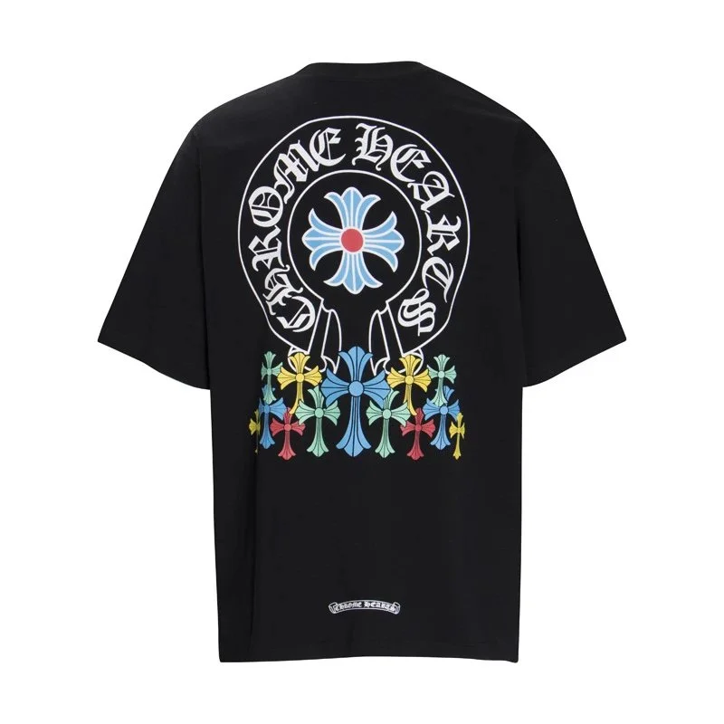 Chrome Hearts Chrome Hearts Home Hearts Black T-Shirt Black - 1