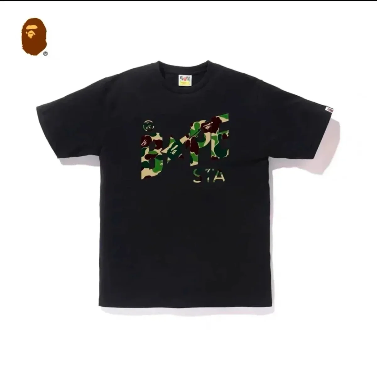 A Bathing Ape A Bathing Ape ABC Camo Logo T-Shirt Black - 1