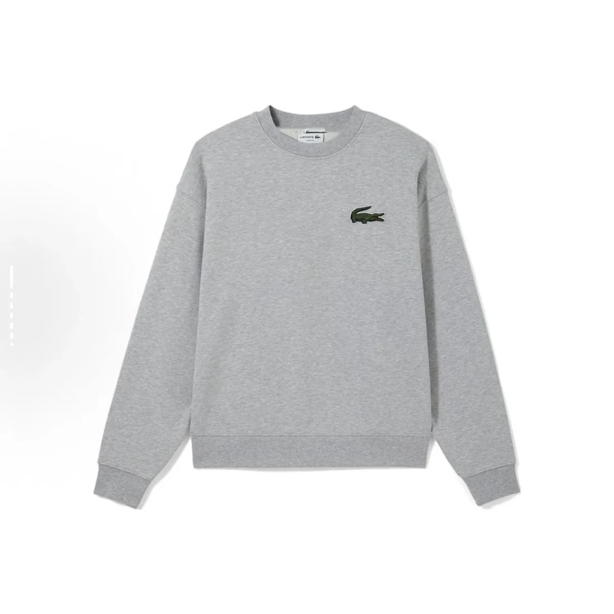 Lacoste Lacoste Grey Crocodile Embroidery Sweatshirt Grey - 1