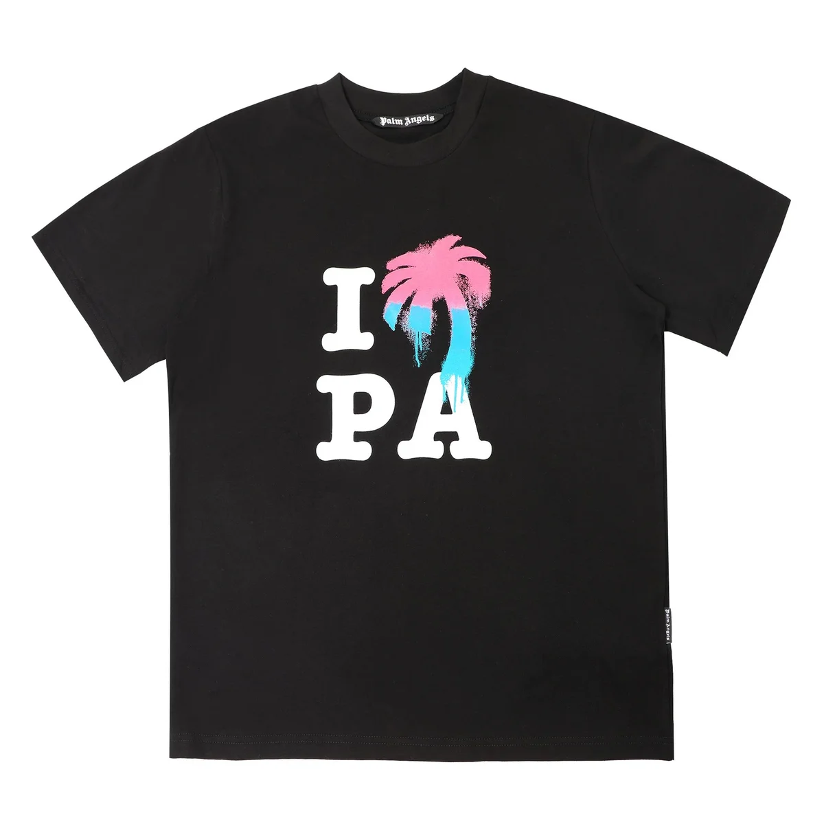 Palm Angels Palm Angels I PA Black T-Shirt Black - 1