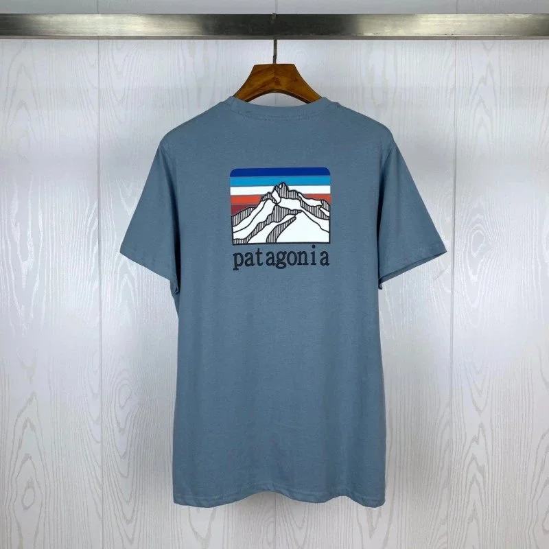 Patagonia Patagonia Mountain Graphic T-Shirt 8223 Blue T-Shirts Blue - 1