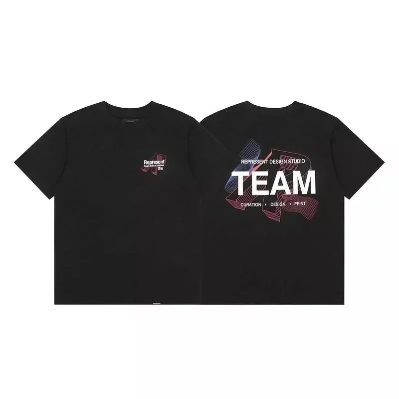 Represent Represent TEAM Graphic Black T-Shirt Black