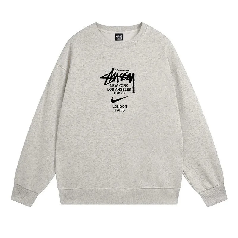 Stussy Stussy International 535 Grey Crewneck Sweatshirt Grey