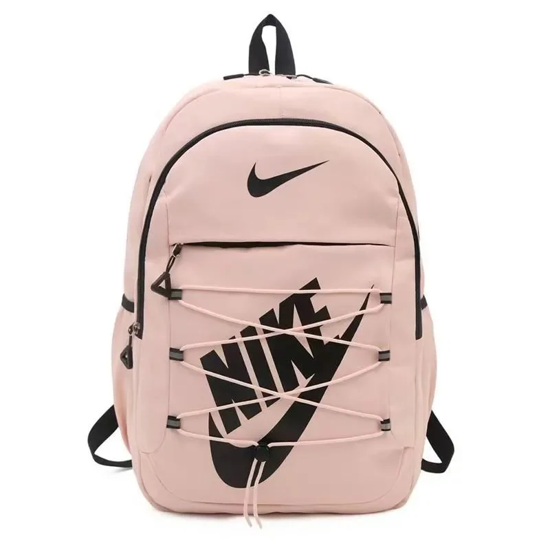 Nike Nike Pink Backpack with Black Swoosh and Futura Logo Pink - 1