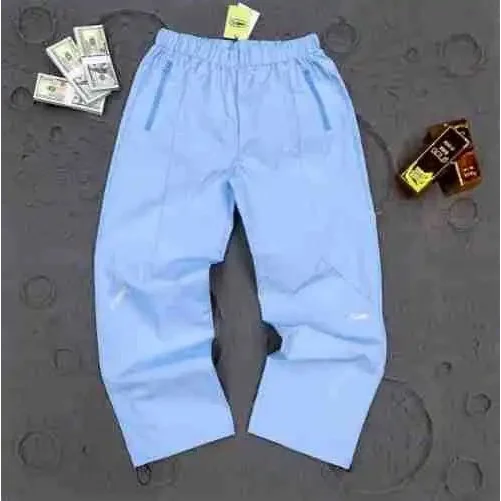 Other Light Blue Casual Pants Blue - 1