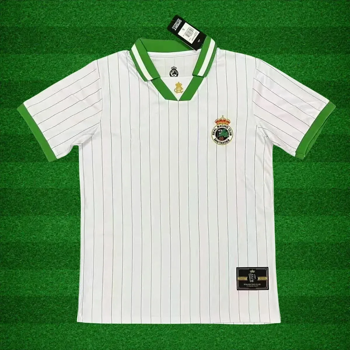Other Real Racing Club Santander Home Jersey 25/26 White/Green Football Shirt White - 1