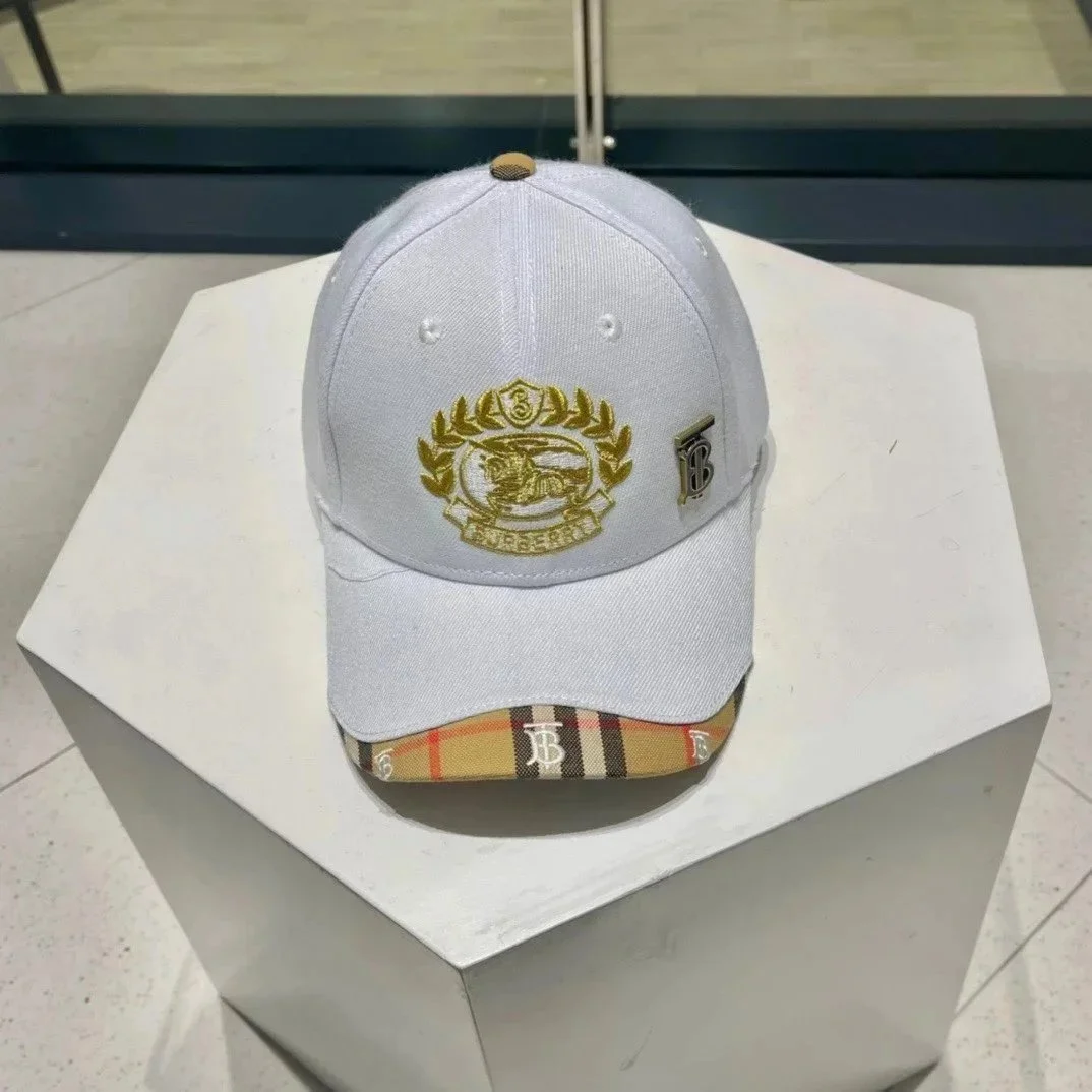 Burberry Burberry Vintage Check White/Gold Check Cap White