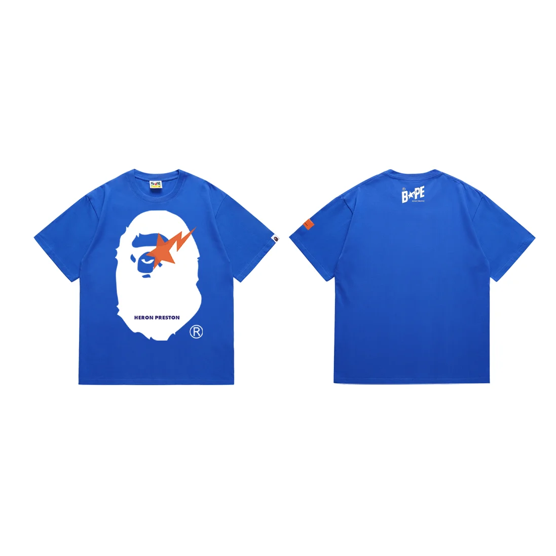 A Bathing Ape A Bathing Ape BAPE STA Blue T-Shirt Blue - 1
