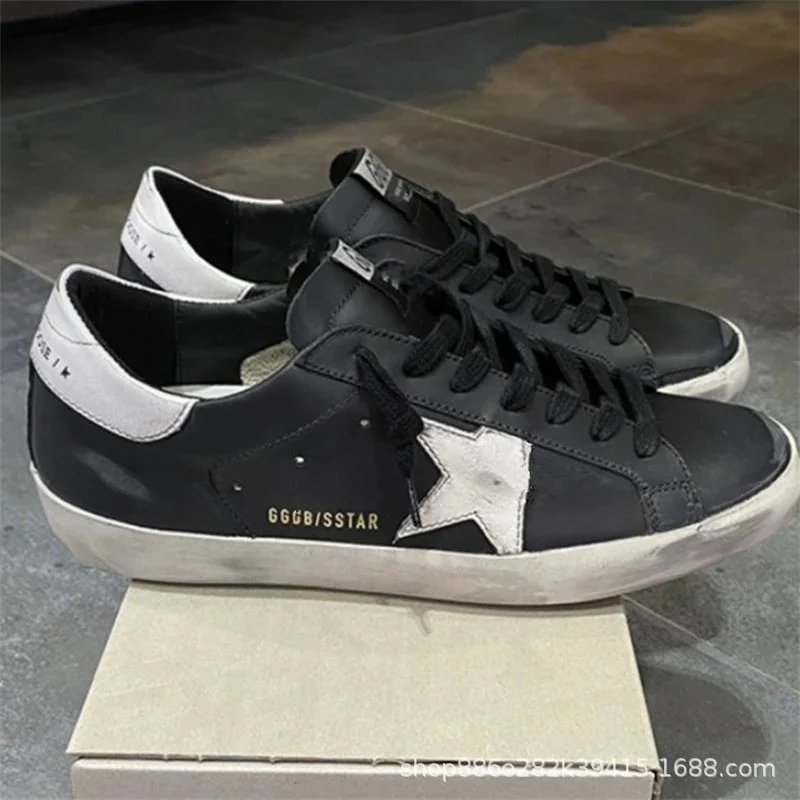 Golden Goose Golden Goose Super-Star Black/White Sneakers Black - 1