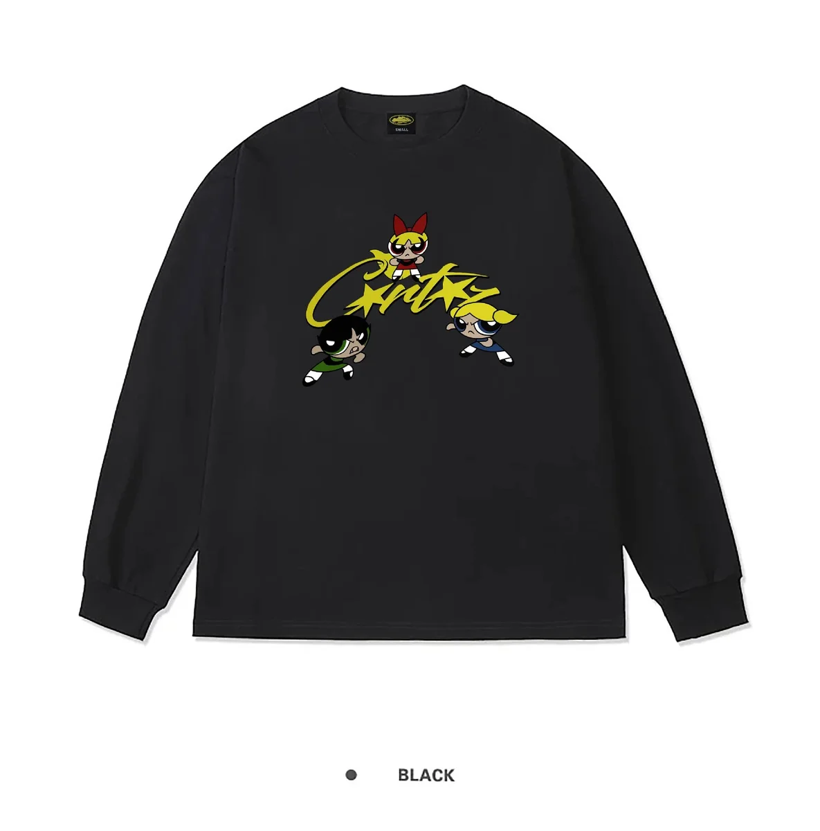 Other Black Powerpuff Girls Long Sleeve T-Shirt Black - 1