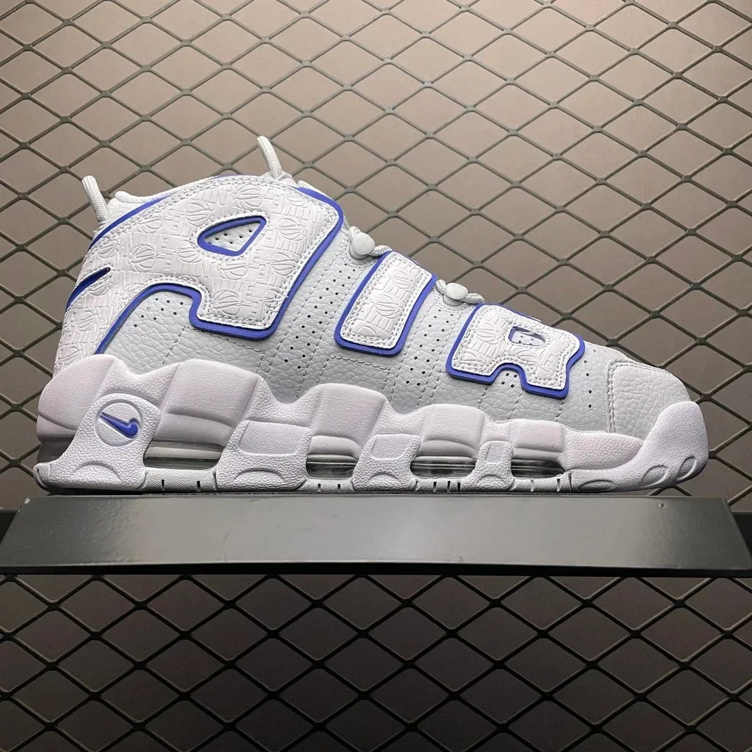 Nike Nike Air More Uptempo White/Blue Sneakers White