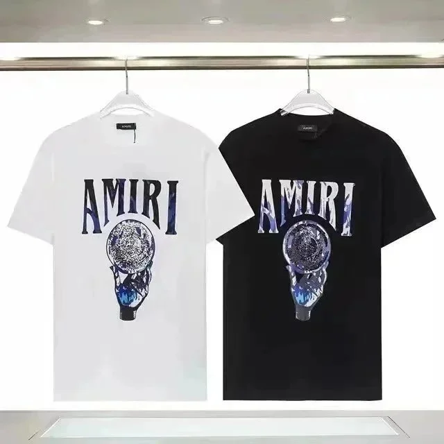 Amiri Amiri BB-018 White/Black Graphic T-Shirt White - 1