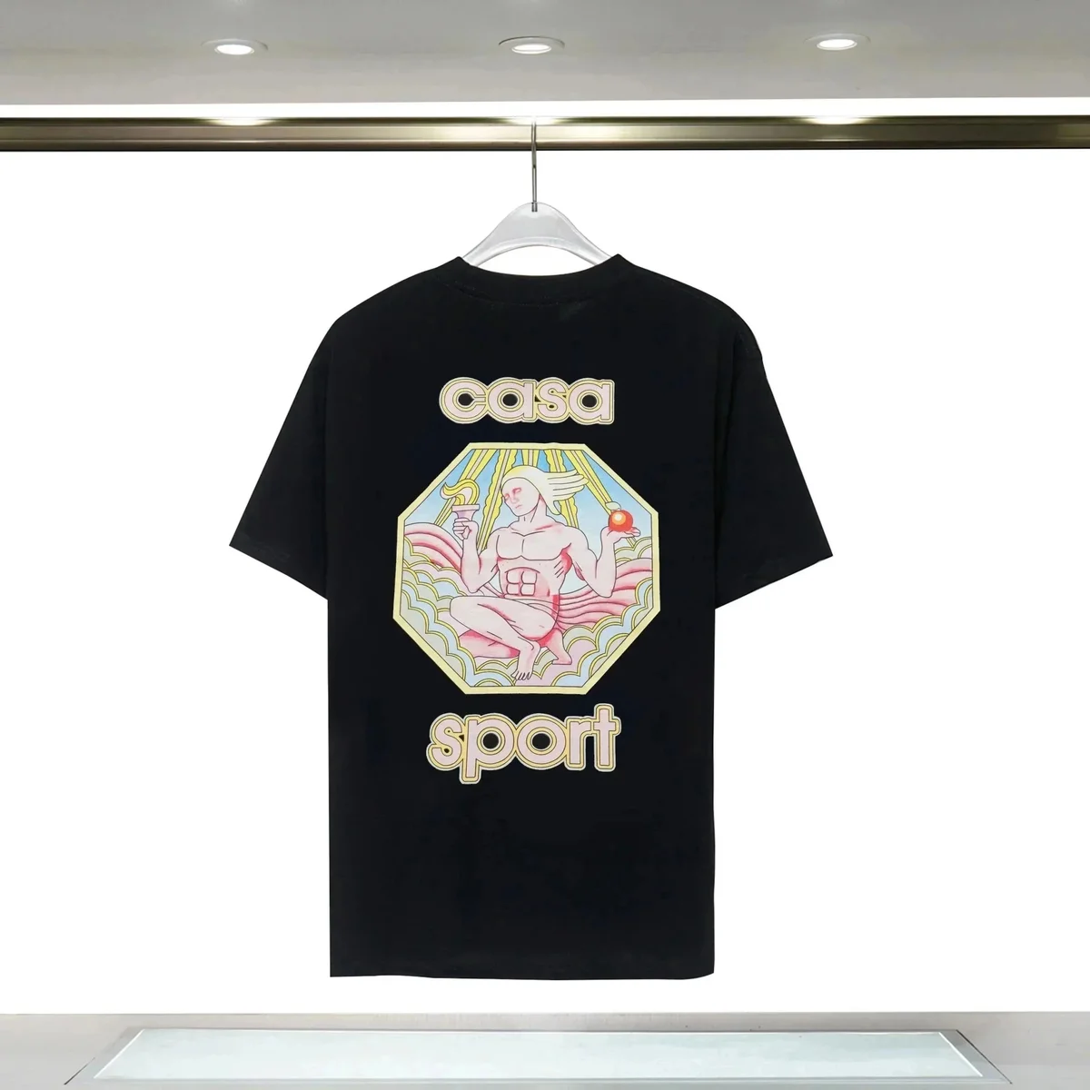 Other Black Casa Sport Graphic T-Shirt Black - 1