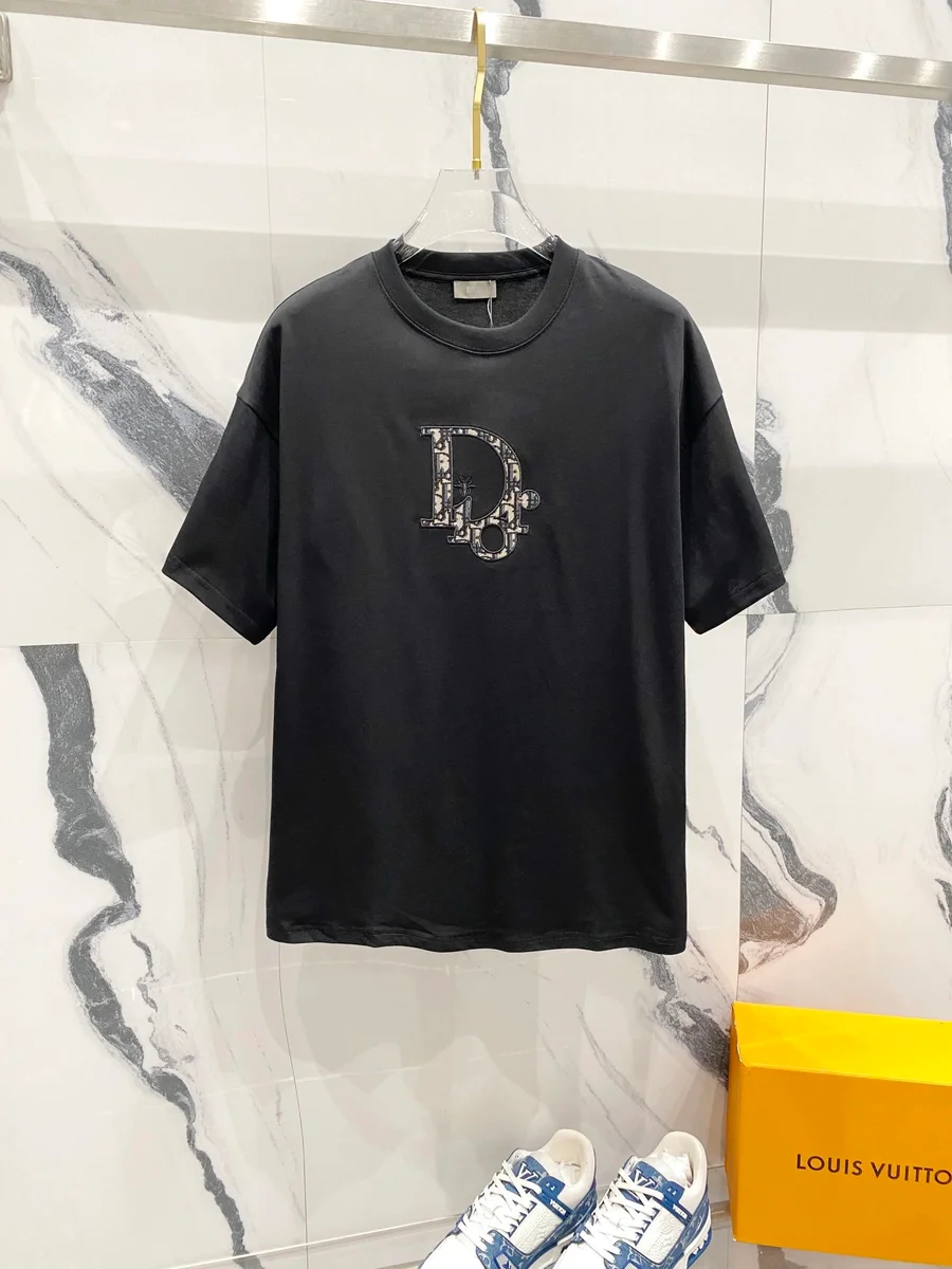 Dior Dior Classic Logo Black T-Shirt Black - 1