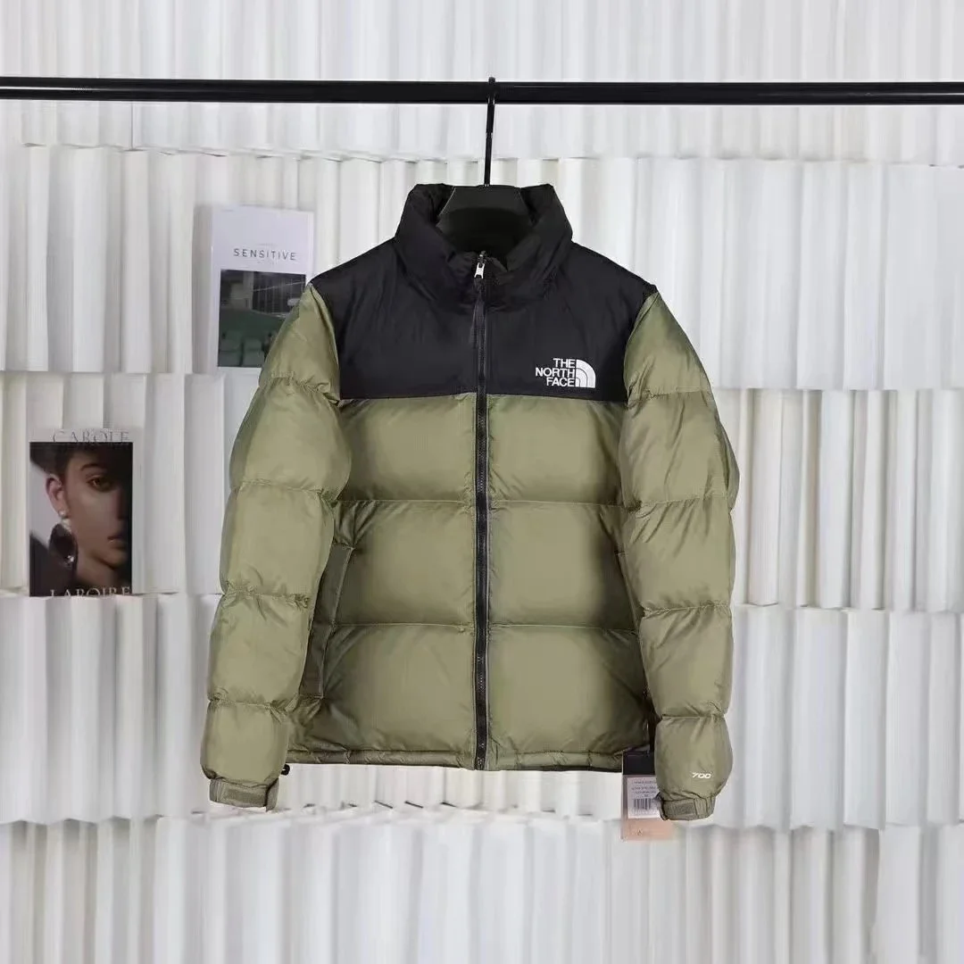 The North Face The North Face Nuptse Olive Green Parka Green - 1