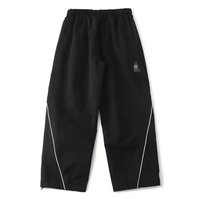 Other Black Track Pants with White Stripes Black - 1