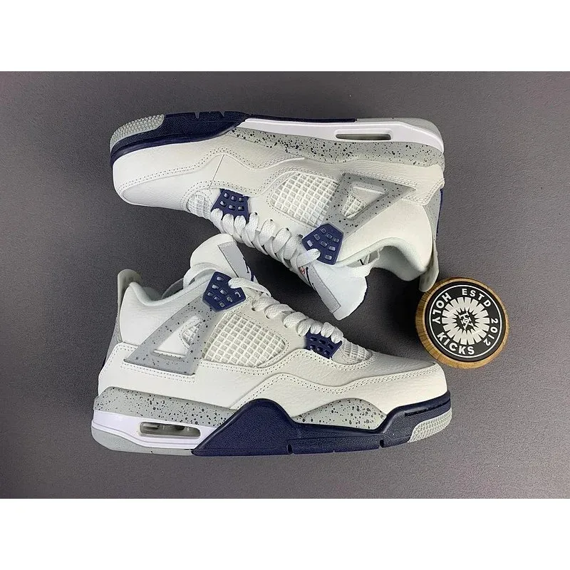 Nike Nike Air Jordan 4 Sail/University Blue Sneakers White