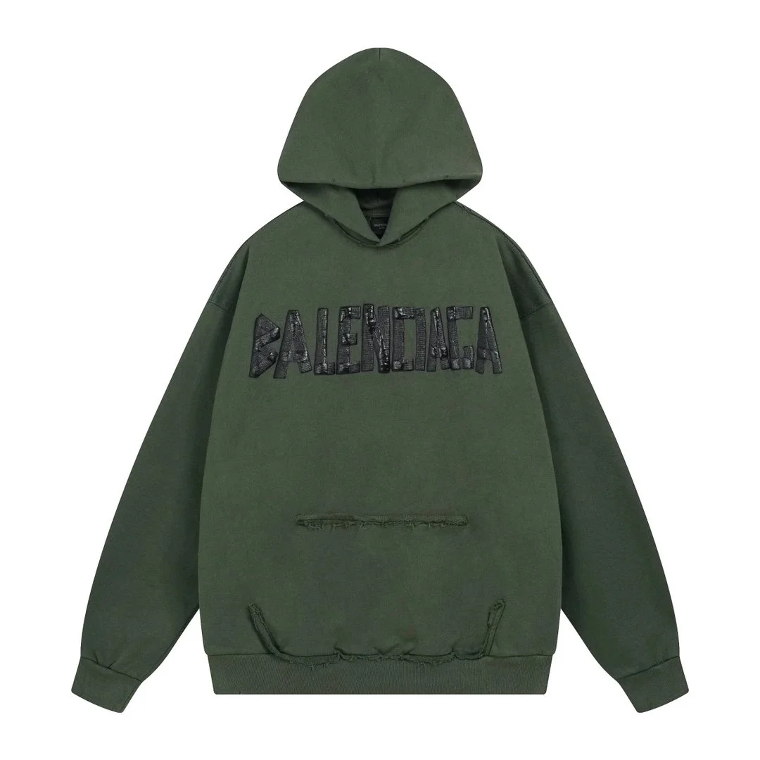 Balenciaga Balenciaga Olive Green Hoodie Green