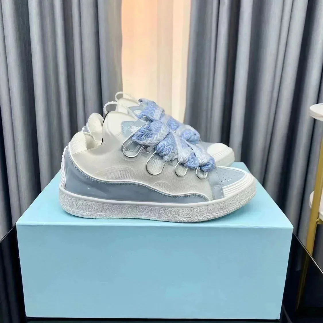 Dior Dior B30 Light Blue/White Sneakers Blue
