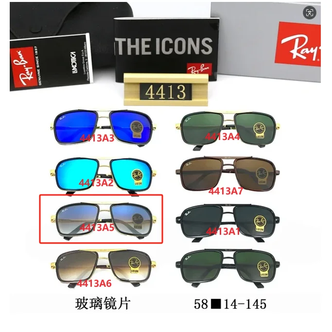 Ray-Ban Ray-Ban The Icons 4413A5 Polarized Sunglasses Blue