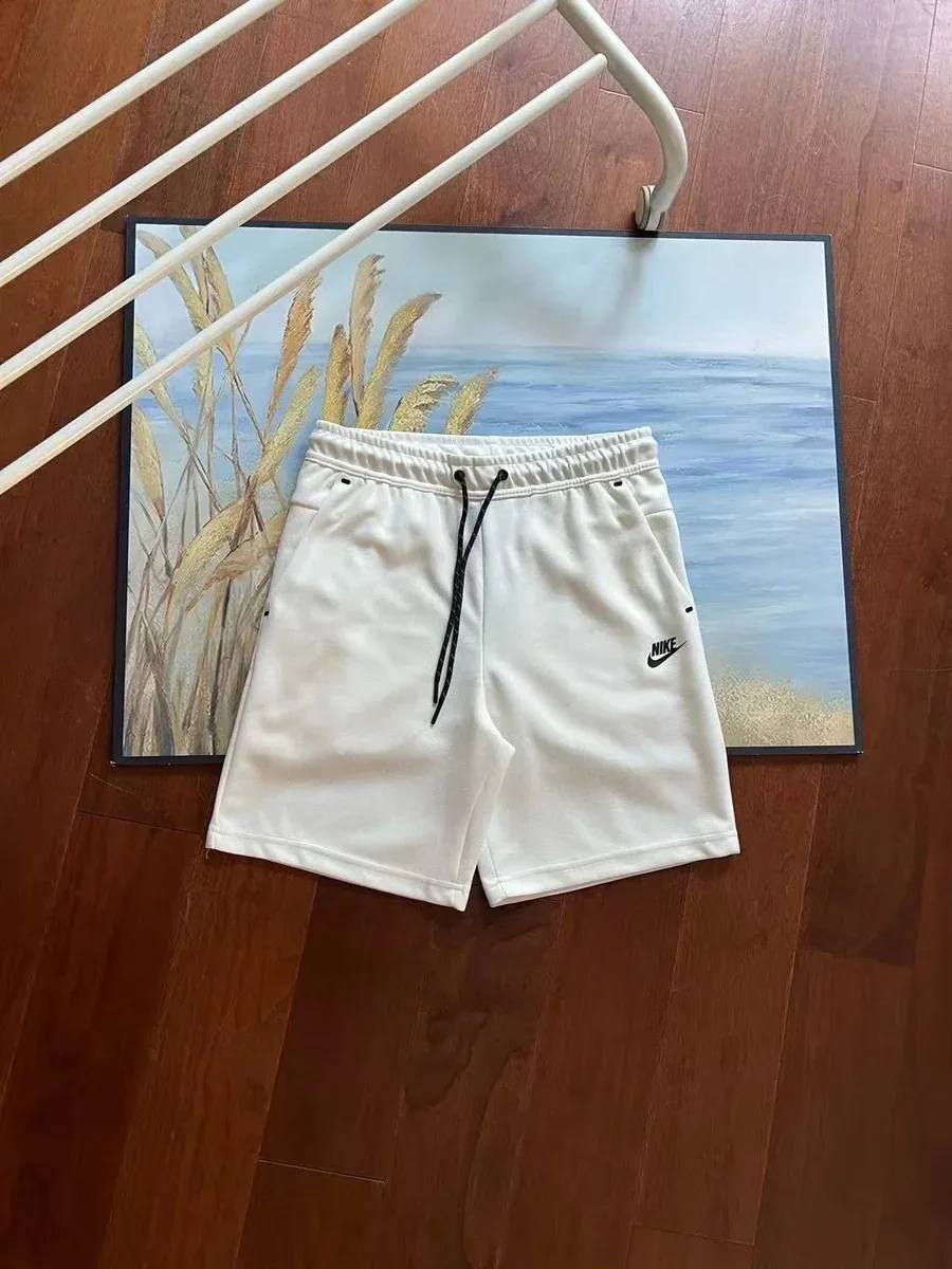 Nike Nike Tech Fleece White Shorts White - 1