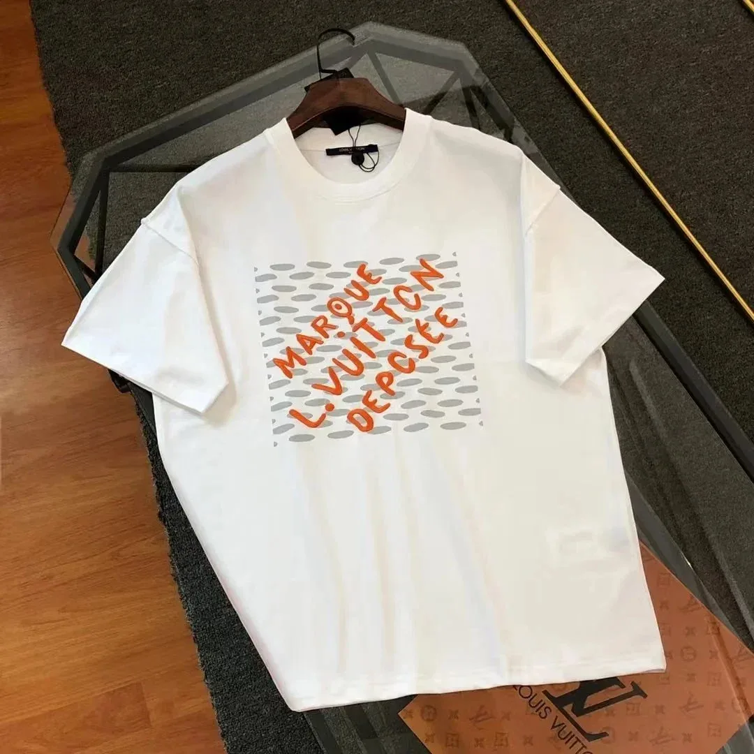 Louis Vuitton Louis Vuitton Graphic Print White/Orange T-Shirt White