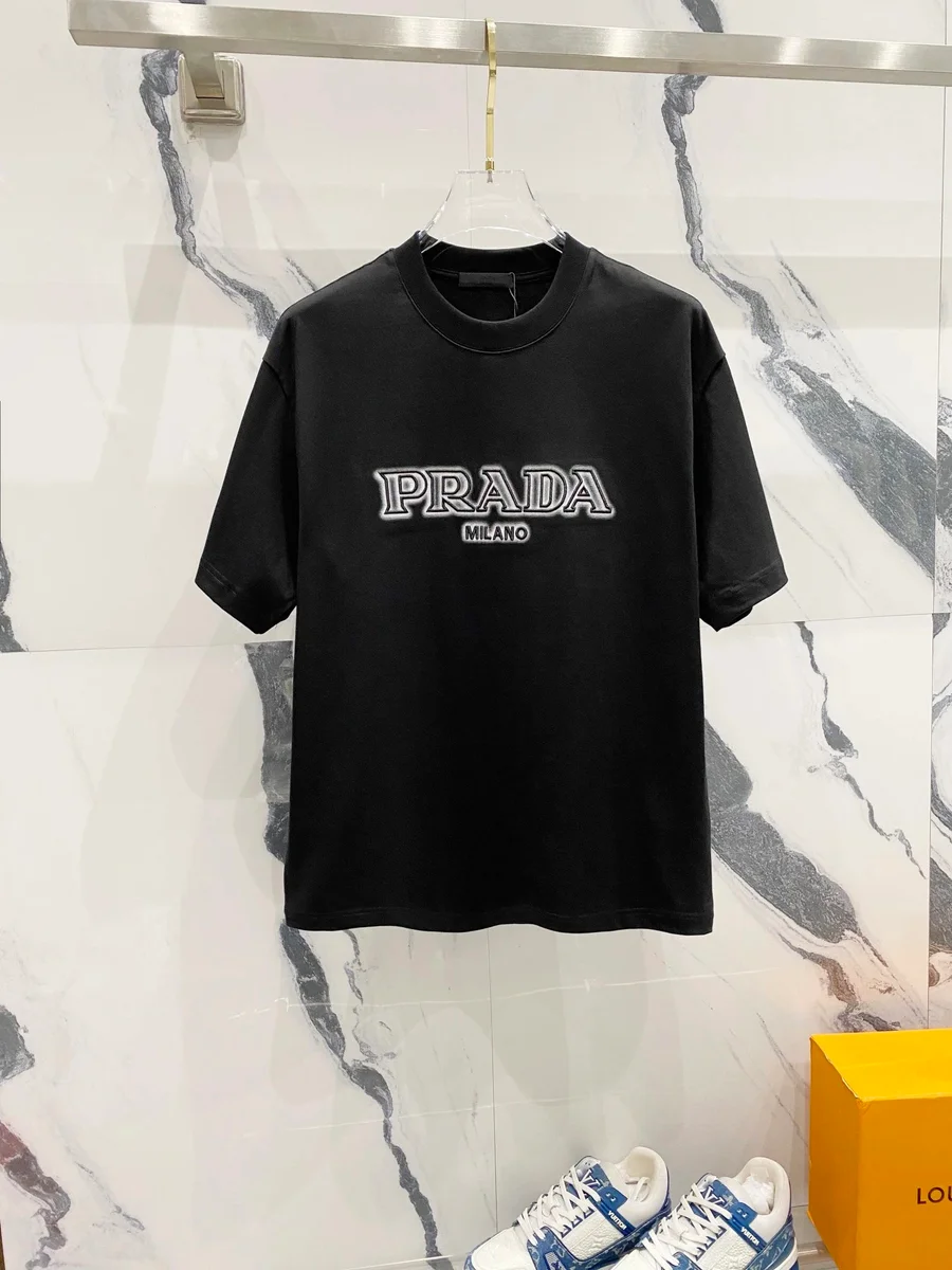 Prada Prada Logo T-Shirt Black Black