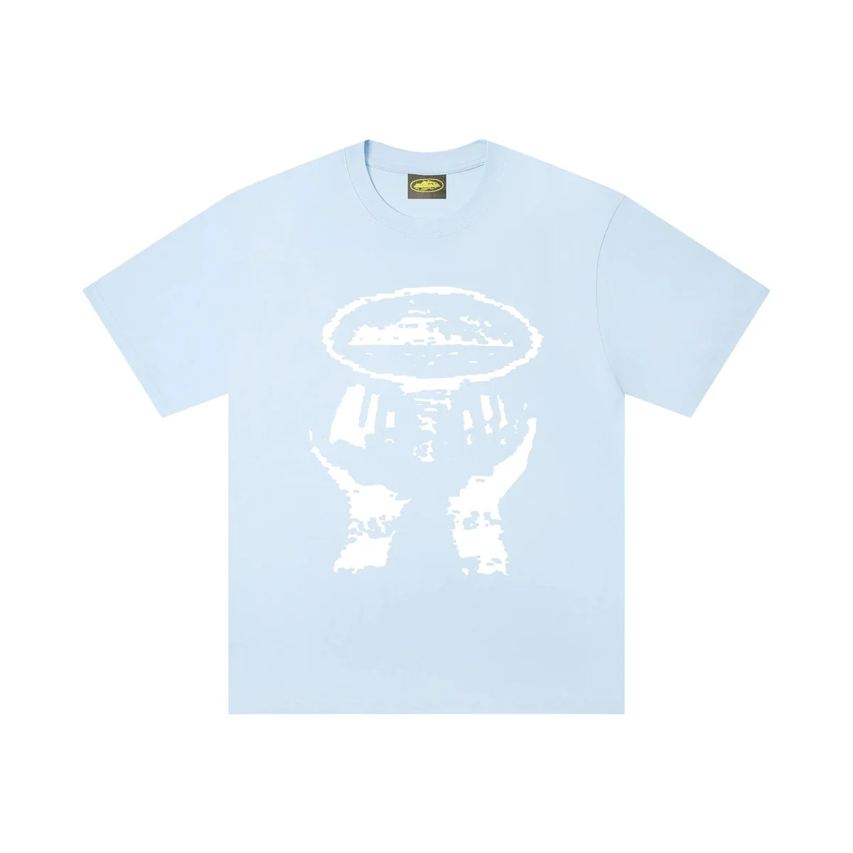 Other Light Blue Hands Graphic T-Shirt Blue - 1