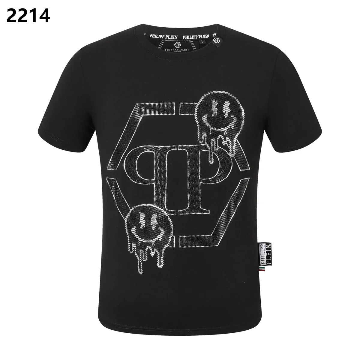 Philipp Plein Philipp Plein Plein 30 Black Graphic T-Shirt Black - 1