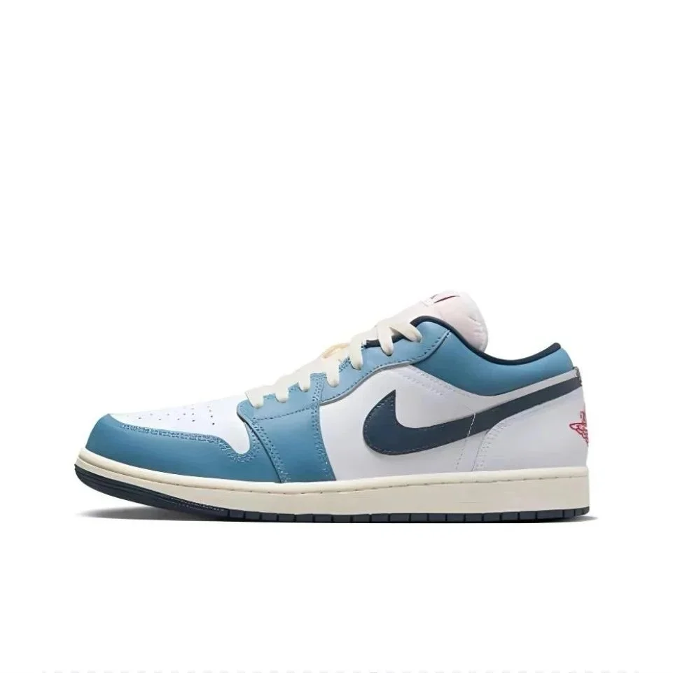 Nike Nike Air Jordan 1 Low Sail/University Blue Sneakers Blue - 1