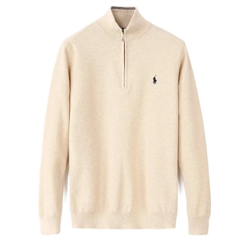 Polo Ralph Lauren Polo Ralph Lauren 1910 Khaki Half-Zip Sweater Beige - 1
