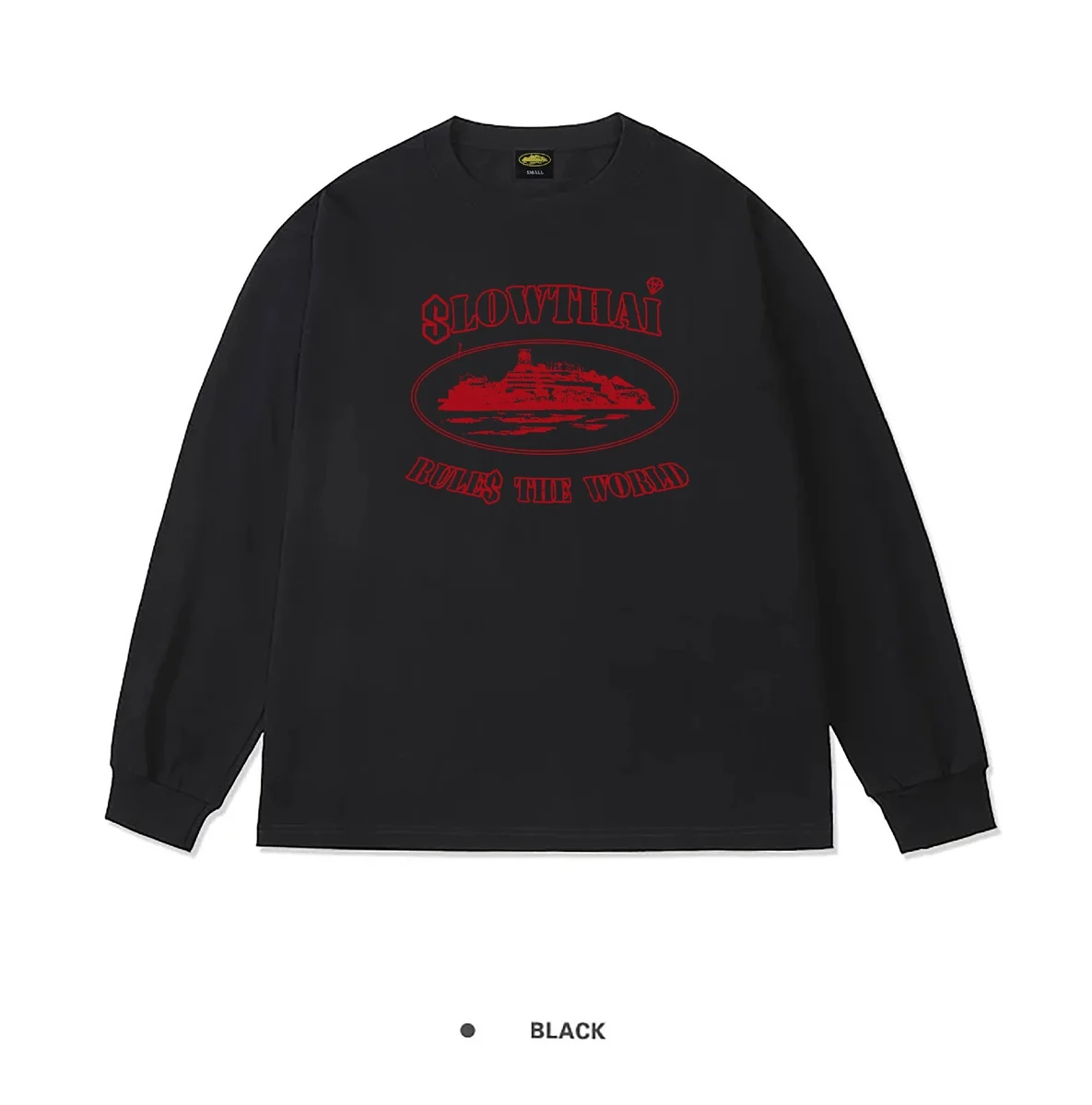 Other Black 'Slowthai Rules the World' Long Sleeve T-Shirt Black - 1