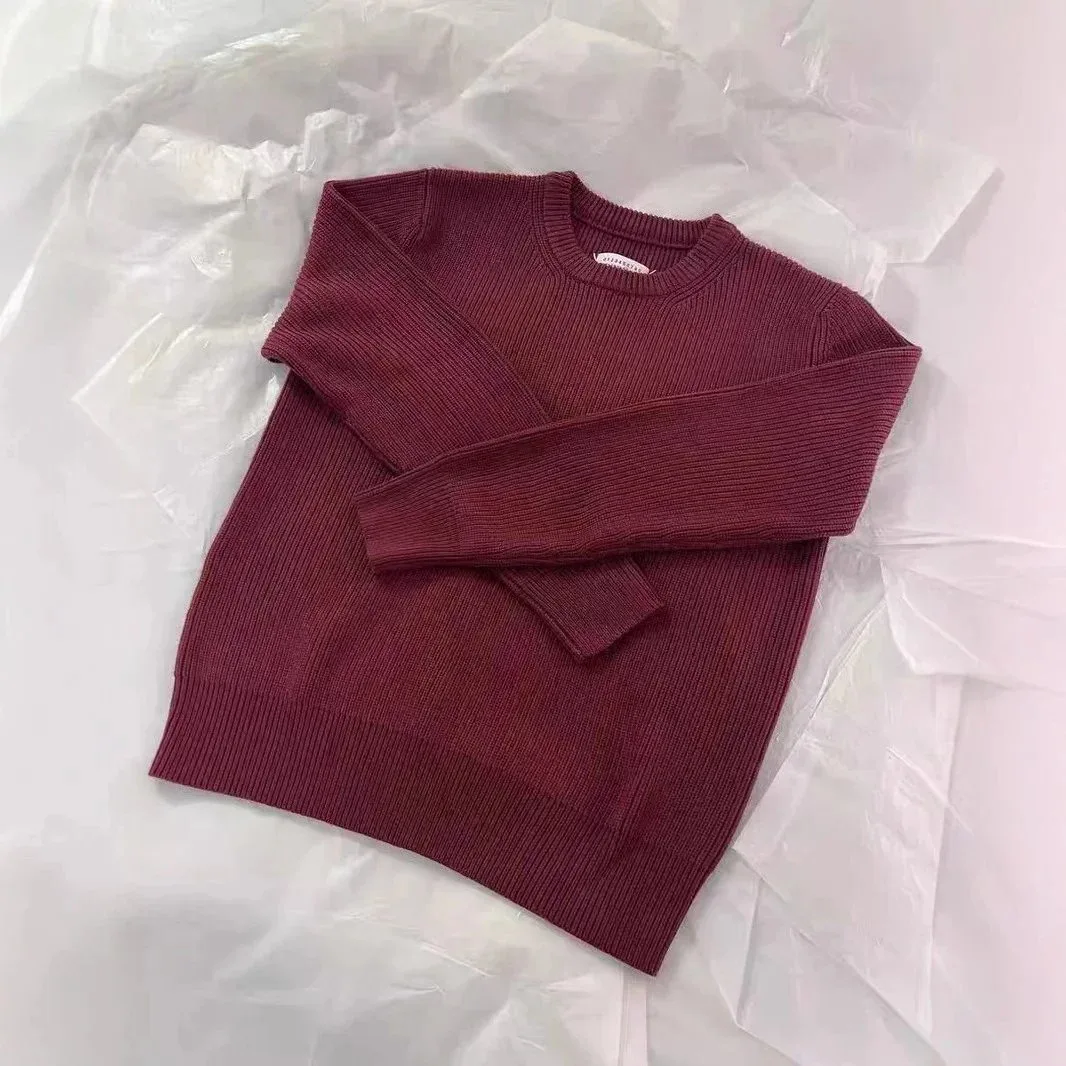 Jacquemus Jacquemus Burgundy Ribbed Knit Sweater Red - 1