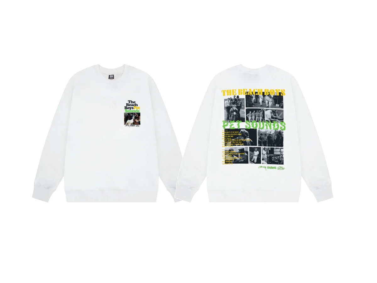 Stussy Stussy The Beach Boys Pet Sounds White T-Shirt White - 1