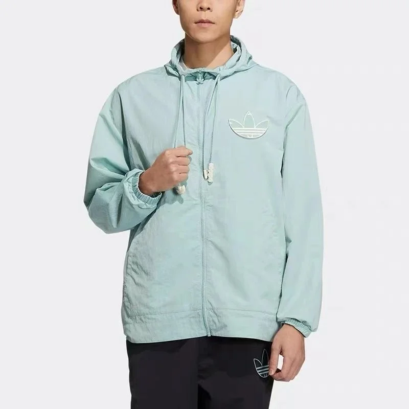 Adidas Adidas Windrunner Mint Blue Jacket Blue