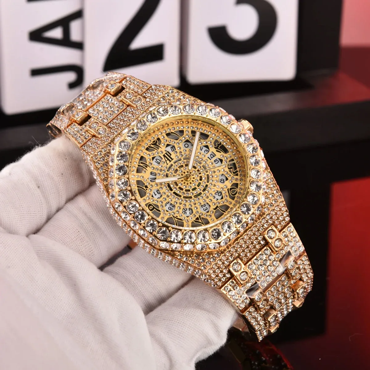 Audemars Piguet Audemars Piguet Royal Oak Gold Diamond Watch Gold