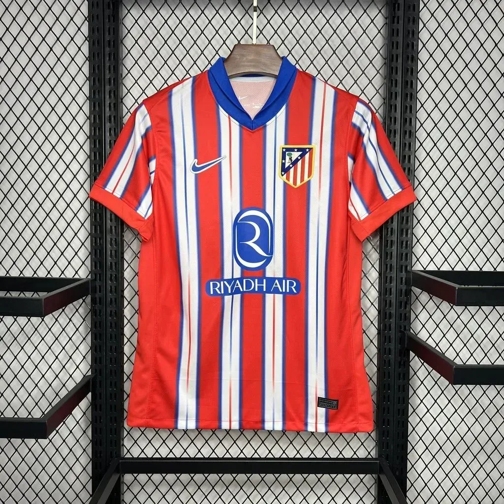 Nike Nike Red/White/Blue Striped Soccer Jersey Red