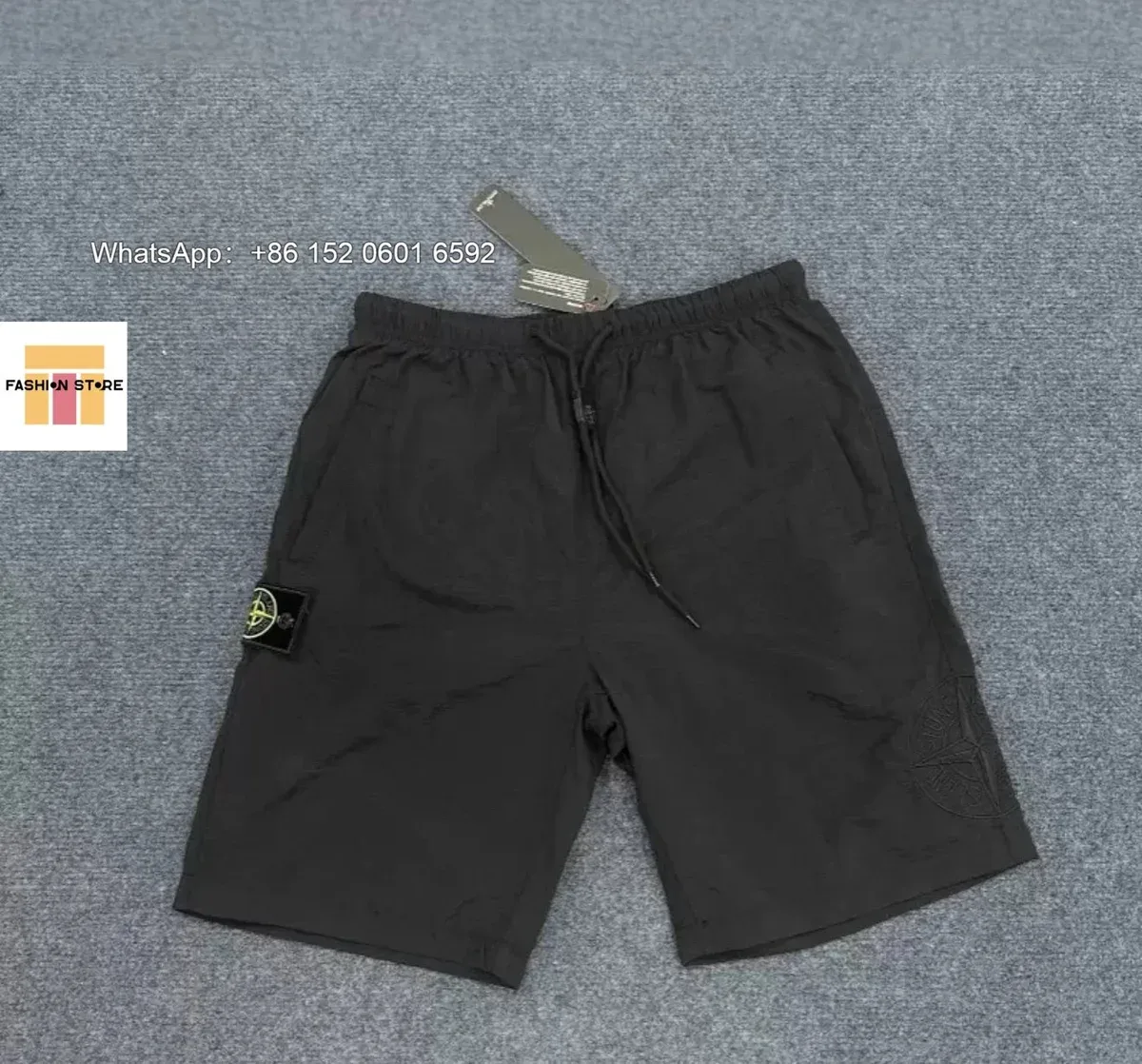 Stone Island Stone Island Black Shorts Black