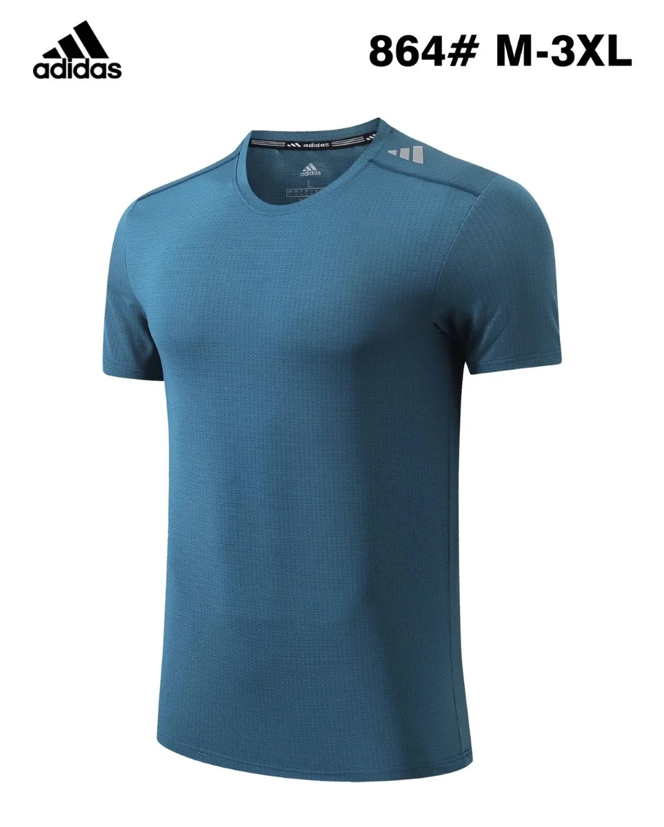 Adidas Adidas Linear T-Shirt Blue Sporty Top Blue - 1