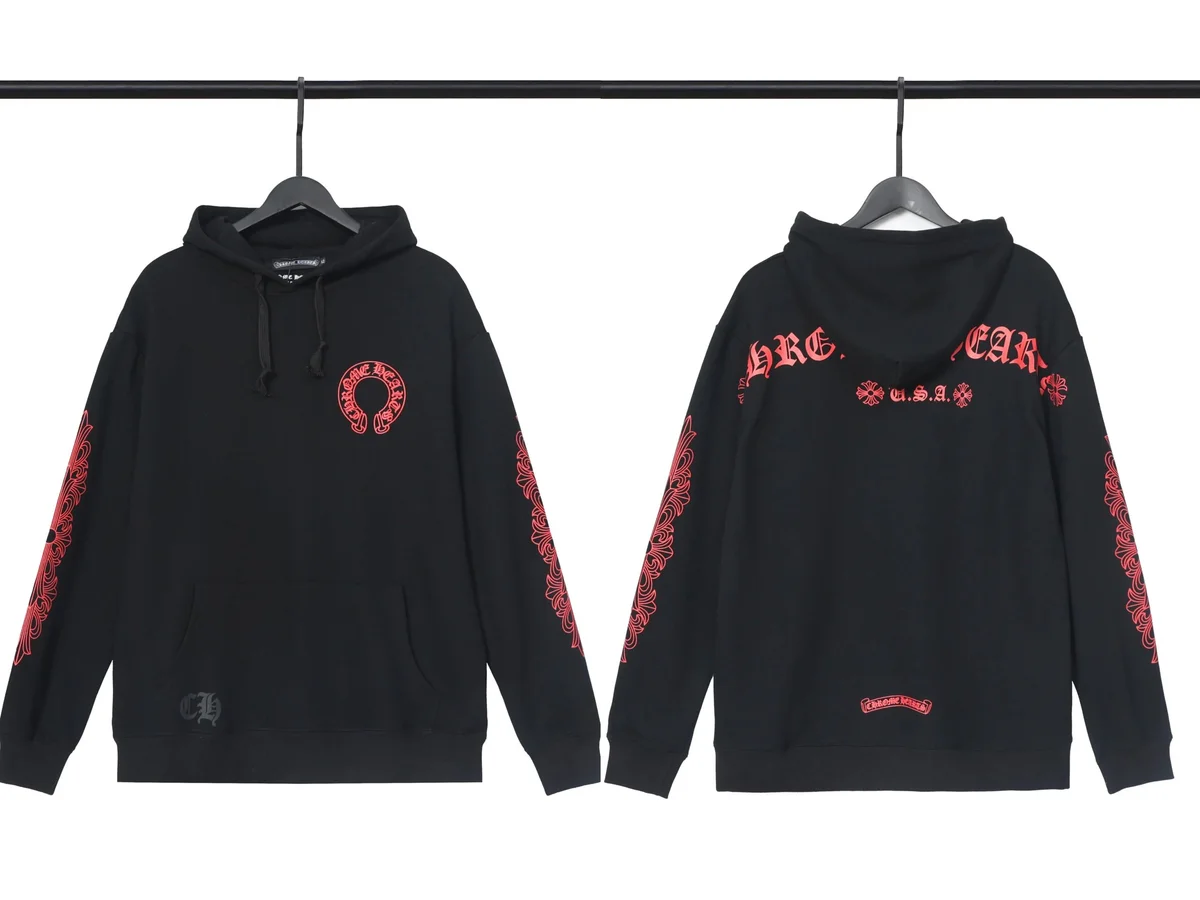 Chrome Hearts Chrome Hearts Black CH Cross Hoodie Black - 1