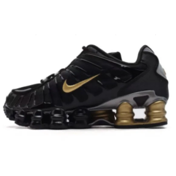 Nike Nike Shox Tuned Max Triple Black Gold Sneakers Black - 1